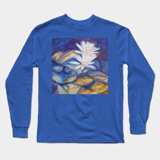 Lilies in the Blue Long Sleeve T-Shirt